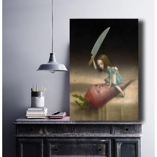 Girls Don't Cry By Nicoletta Ceccoli Posters and Prints Decorative Wall Art Pictures for Living Room Home Decor