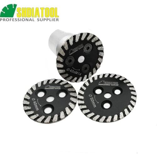 SHDIATOOL 1pc Hot pressed mini diamond blade with removable M14 long flange and 2pcs blades engraving carving Disc granite