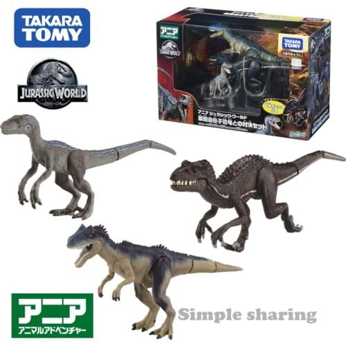 Takara Tomy Ania Jurassic World Confrontation Set the Strongest Gene Dinosaurs