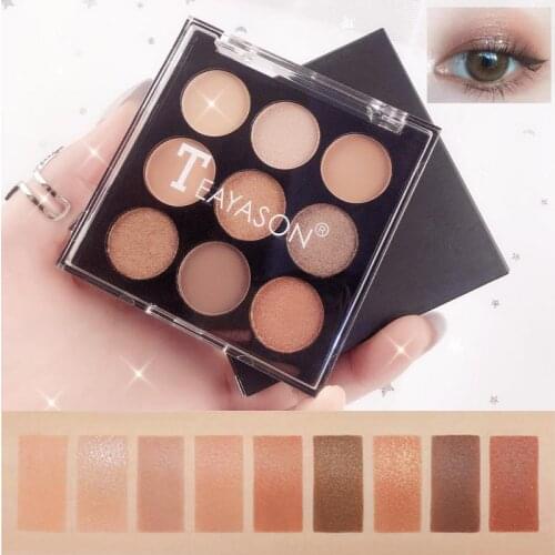 TEAYASON Naked Matte Eye Shadow Palette Brand Makeup Nude Smoky Glitter Matte Eyeshadow Neon Eye Pigments Eye Shadow Cosmetics