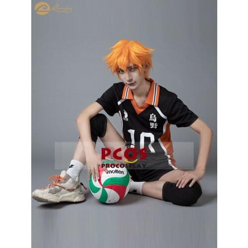 Volleyball Sport Play To the Top Haikyuu!! Karasuno High School No.10 Shouyou Hinata Jerseys Cosplay Costume Hot Summer mp005814