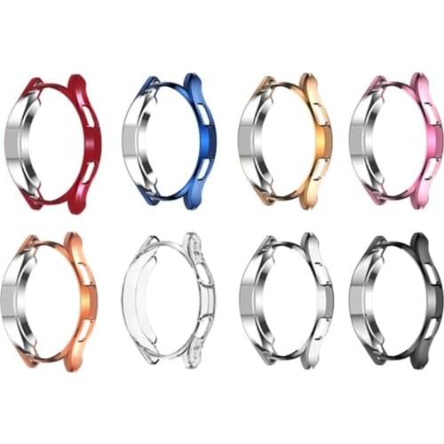 Protective Case For Samsung Galaxy Watch 4 Classic 42mm 46mm Plating TPU Shell Soft Protector Cover For Watch4 Classic