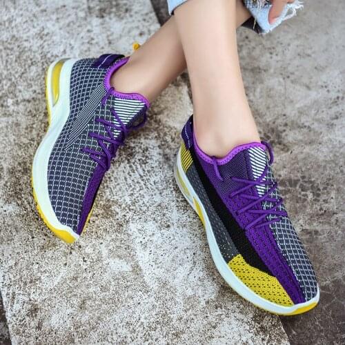 Womens Shoes Summer and Autumn Breathable Running Womens Shoes Board Shoes Lightweight Fashion Sports Shoes Women Flat Shoes