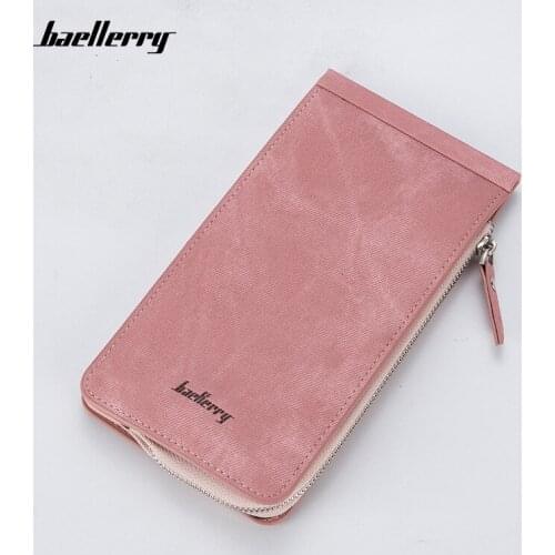 Baellerry Women Slim Wallets Female Long Clutch Bag Ladies Wallet Coin Money Purse Cuzdan ID Card Holders Women Purse