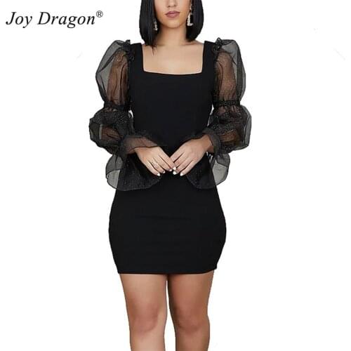 Zomerjurk Dames 2020 Party Mini Dress Women Long Sleeve Mesh Wrap Dresses Casual Clubwear Vestidos Sexy Mujer Sukienka Koronkowa