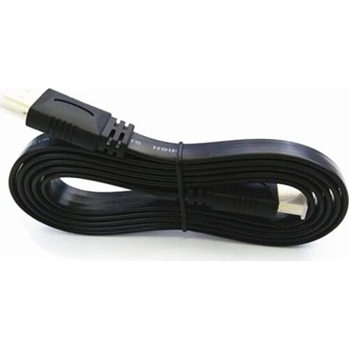 1pc High Quality 30cm Full HD Short HDMI-compatible Cable Support 3D Male to Male Plug Flat Cable Cord for Audio Video HDTV TV