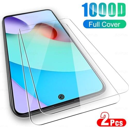 2pcs Full Cover Tempered Protective Glass For Xiaomi Redmi 10 HD Scratch Resistant Screen Protection Glasses Redme 10 Prime Film