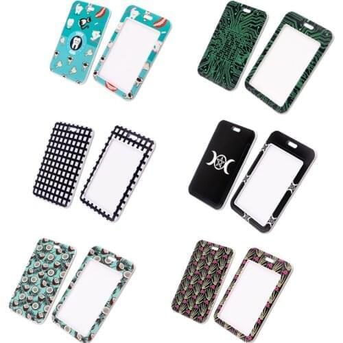 20pcs/lot BH1389 Blinghero Cartoon Protect teeth ID Card Holder Coconut Credit Card Holder Neck Strap Card Holder Identity Badge