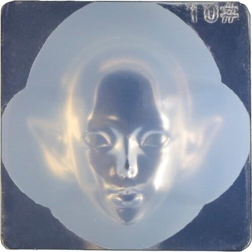 Human Face 3D Doll Epoxy Resin Mold Silicone Mould DIY Crafts Ornaments Mould