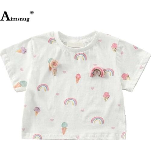 Летние футболки для девочек Aimsnug China At AliExpress
