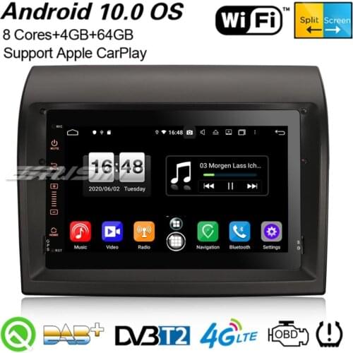 Erisin 8774 8-Core Carplaly Android 10.0 DAB+ GPS Car Stereo DSP WiFi OBD2 BT Navi For FIAT Ducato Peugeot Boxer Citroen Jumper