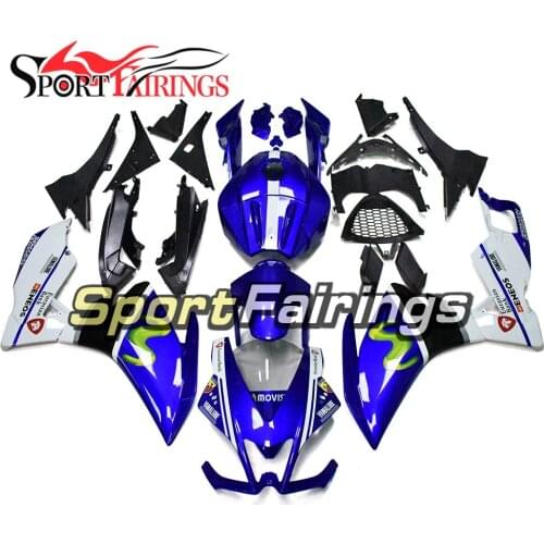 White Blue Motorcycle Fairing Kits For Aprilia RS4 125 RS4 50 12 - 14 Year 12 13 14 Injection ABS Plastic Bodywork Body Kits New