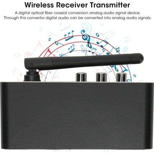 Bluetooth 5.0 Receiver Transmitter 192kHz Digital to Analog Audio Converter AUX 3.5mm Jack Optical Coaxial for TV MP3 CD Player