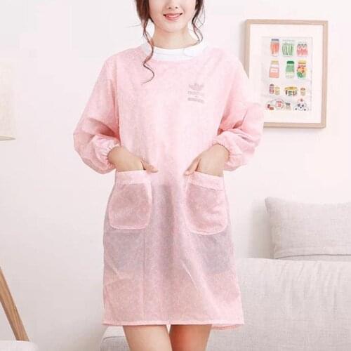 20Fashion flower vine apron Women Waterproof Clean Kitchen Apron For Women Cooking Baking Restaurant Kitchen utilities