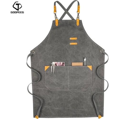 GOOPEEG Aprons With Print For The Kitchen