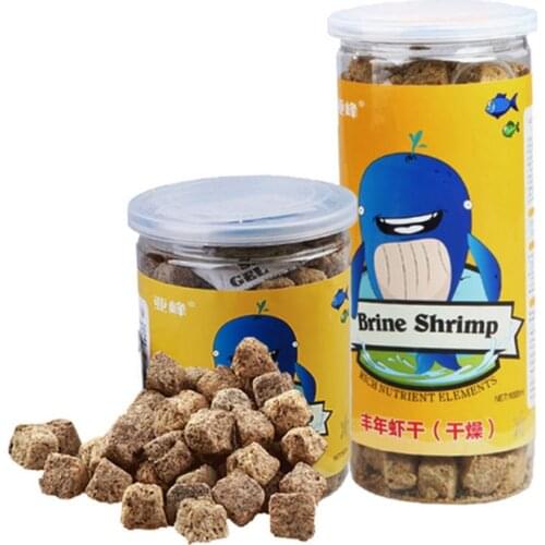 Fish food Red Blood Warm Brine Shrimp Dry Vacuum Freeze-dried Artemia Salina Tropical Aquarium Small Fish Feed