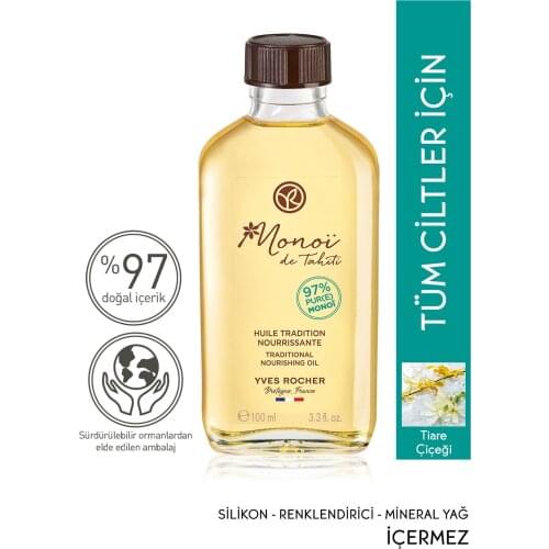 Yves Rocher Monoi Hair and Body Oil - 100 ml
