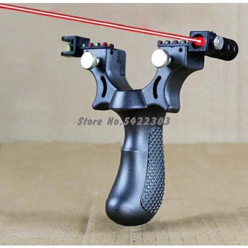 The New High-power Laser Slingshot Is Equipped With A Horizontal Laser Sight A Good Partner For Outdoor Sports Hunting
