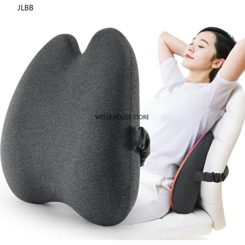 Memory Foam Waist Pillow Lumbar Support Cushion For Back Orthopedic Pillow Car Seat Office Chair Cushion Coccyx Massage Pillows