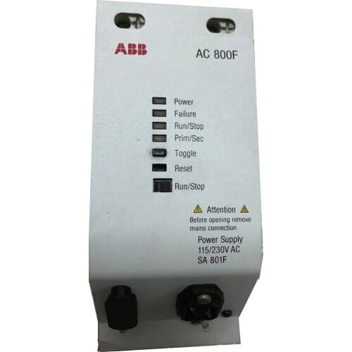 SA801F ABB AC 800F 3BDH000011R1 01632 Field Controller 800 Power Supply SA 801F Used