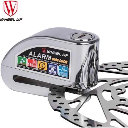 WHeeL UP 110dB Motorcycle Bike Alarm Lock Motorbike Anti-theft Brake Lock Accessories Bicycle Lock for Bicycle Harley YAMAHA