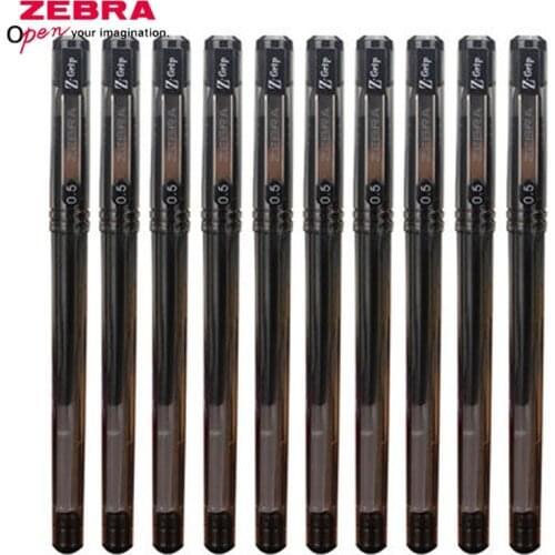 6 pcs/lot Zebra C-JJ1 0.5mm Ballpoint Pens Gel Rollerball Pen Original Japan Shcool and office stationery Wholesale