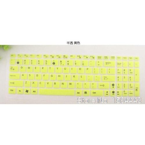 For Asus w50j zx50jx4200 fx50j fl5800l vm510l k550j y581c 15.6 inch Notebook keyboard cover Silicone Protective Keyboard Covers