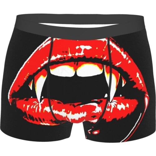 Vampire Japanese Youkai Supernatural Monsters Oni Kappa Tengu Underpants Homme Panties Male Underwear Print Shorts Boxer Briefs