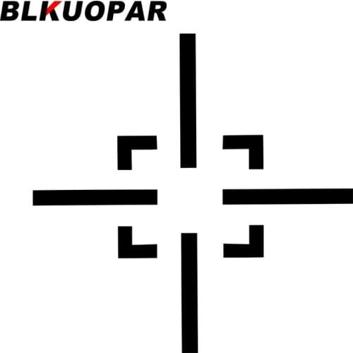 BLKUOPAR for Weapon Aim Hunter Sight Car Stickers Cartoon Vinyl Decals Laptop Windows Air Conditioner Decoration Car Goods