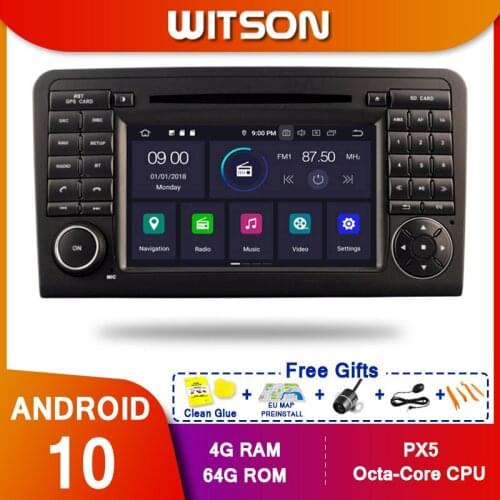 WITSON! Android10 Octa core PX5 CAR DVD player For MERCEDES-BENZ ML320/ML 350/ W164 GL X1644GB RAM 64GB ROM CAR GPS NAVIGATION