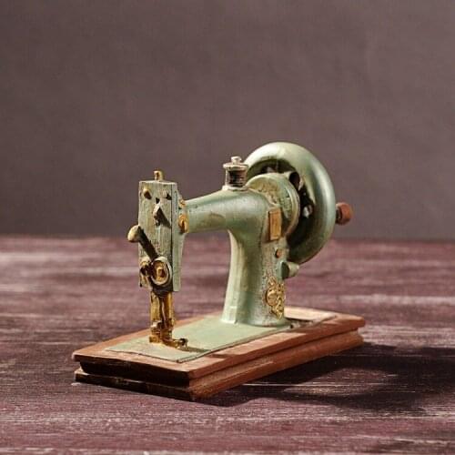 Zakka, Retro sartorius, Photography prop, stage property, resin, sewing machine, decoration, do old process, model, crafts