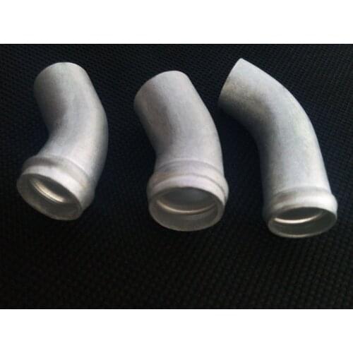 Factory Outlet Aluminium Radiator Pipe Tube 90 Degree OD:16 L:60mm Aluminum Elbow pipe