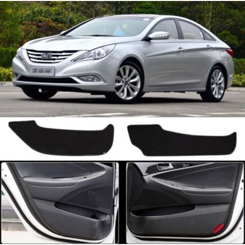 Brand New 1 Set Inside Door Anti Scratch Protection Cover Protective Pad For Hyundai Sonata 2011-14