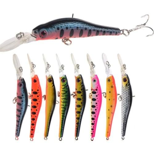1pcs 9.5cm/6.7g Fishing Lures Good Minnow Hard Baits with Sharp Hooks Artificial Plastic Crankbait Wobblers Fishing Tackle