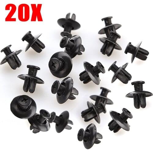 10/20/40pcs 8mm Fastener Clips Push Rivet Retainer Fender Liner Fixed Clamps Universal For Honda