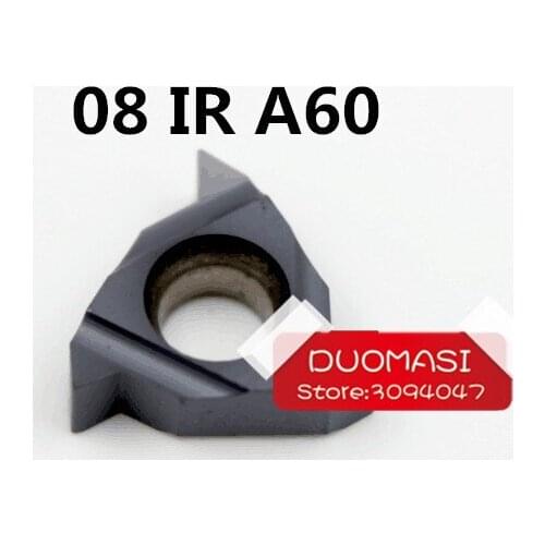 10pcs 08 IR A 60 ,Indexable Tungsten Carbide Threading Lathe Inserts for Threaded Lathe Holder,suit SNR0008K08 OR SNR0007K08
