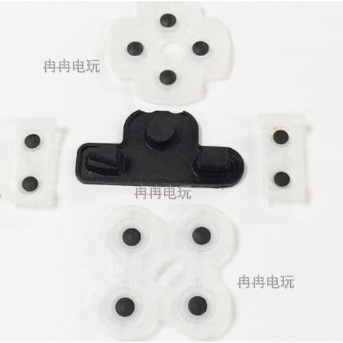 100pcs/lot Wholesale 100Sets Silicon Conductive Joypad Rubber Button D Trigger Pads for Sony PS3 Controller Repair Parts
