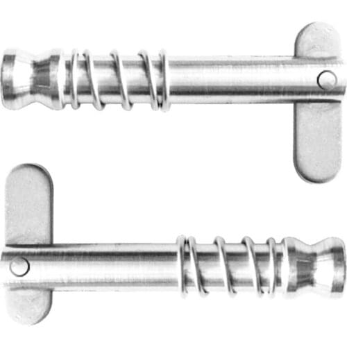 2 Pieces/ Set 43mm 316 Stainless Steel Quick Release Pins for Boat Top Deck Hinge