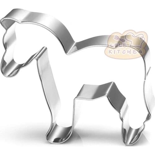 3D Horse Cookie Cutter Stainless Steel Animal Cookies Tools Baking Accessories H331