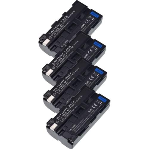 4x Battery for Sony MVC-CD1000 FD5 FD7 FD51 Mavica Cameras