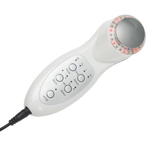 7 Colors LED Photon Ultrasonic Face Lifting Tightening Skin Cleaner 3MHz Wrinkle Remover Anti Aging Facial Beauty Massager