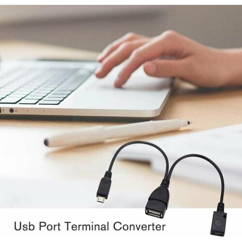 2 Pack USB Port Terminal Adapter OTG Cable For Fire or 2nd USB Stick 3 TV Port Gen Fire Converter Terminal C2R5