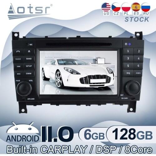 Android 11 For Mercedes-Benz C-Class W203 2004 - 2007 Car Radio GPS Navigation Multimedia Video Player Stereo Audio Head Unit