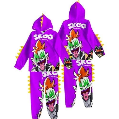 Anime Kids Hoodies set SK8 the Infinity Shadow Hiromi Higa Printed Cosplay Costume Pants Boy Girl Tops SK Skateboard Sweatshirt