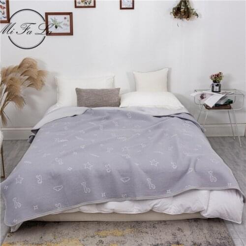 Jaquard Cotton Throw Blanket Geometry Summer Quilt Duvet Comforter Sofa Bed Cover for Adults Kids Soft Coverlet Bedspread Colcha