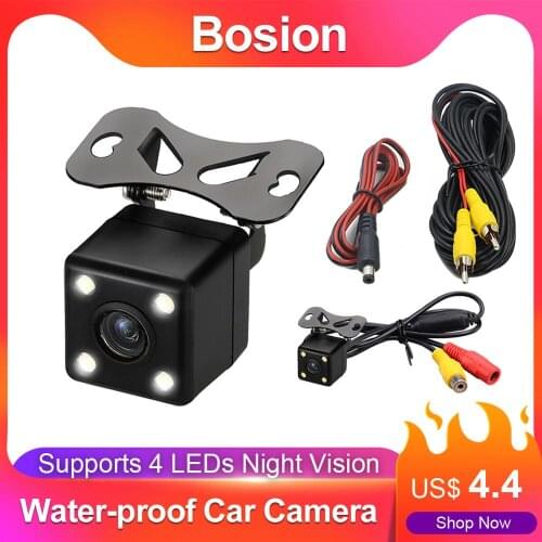 170° Wide Angle Car rearview camera HD rear view video vehicle camera Backup Reverse Camera 4 LED Night Vision Parking Camera