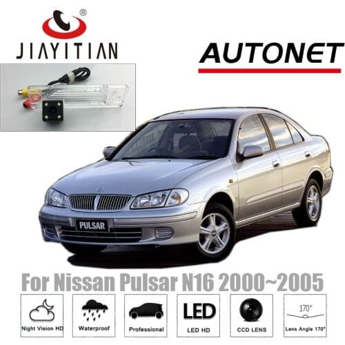 JiaYiTian Rear View Camera For Nissan Pulsar N16 2000~2005 CCD/Night Vision backup camera Reverse Camera License Plate camera