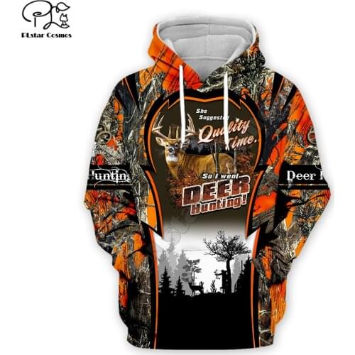 Fashion Deer hunter hoodies 3D printed Love Horse Sweatshirt Hoodie Harajuku Autumn Streetwear women foe men Casual Tracksuit