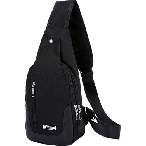 New Style Korean-style Mens Shoulder Bag Stylish Chest Pack Casual Chest Bag Mens Shoulder Bag Oxford Cloth Waterproof