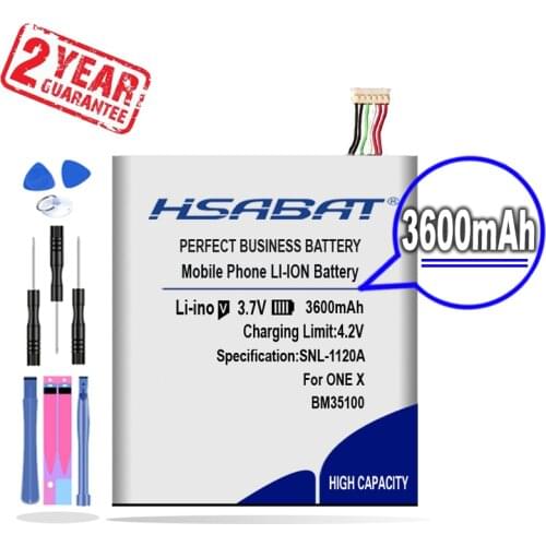 New Arrival [ HSABAT ] 3600mAh BM35100 BJ83100 Battery for HTC One X S720e One X+ S728E 720T X720d X325E X325S G23 / One S Z520e